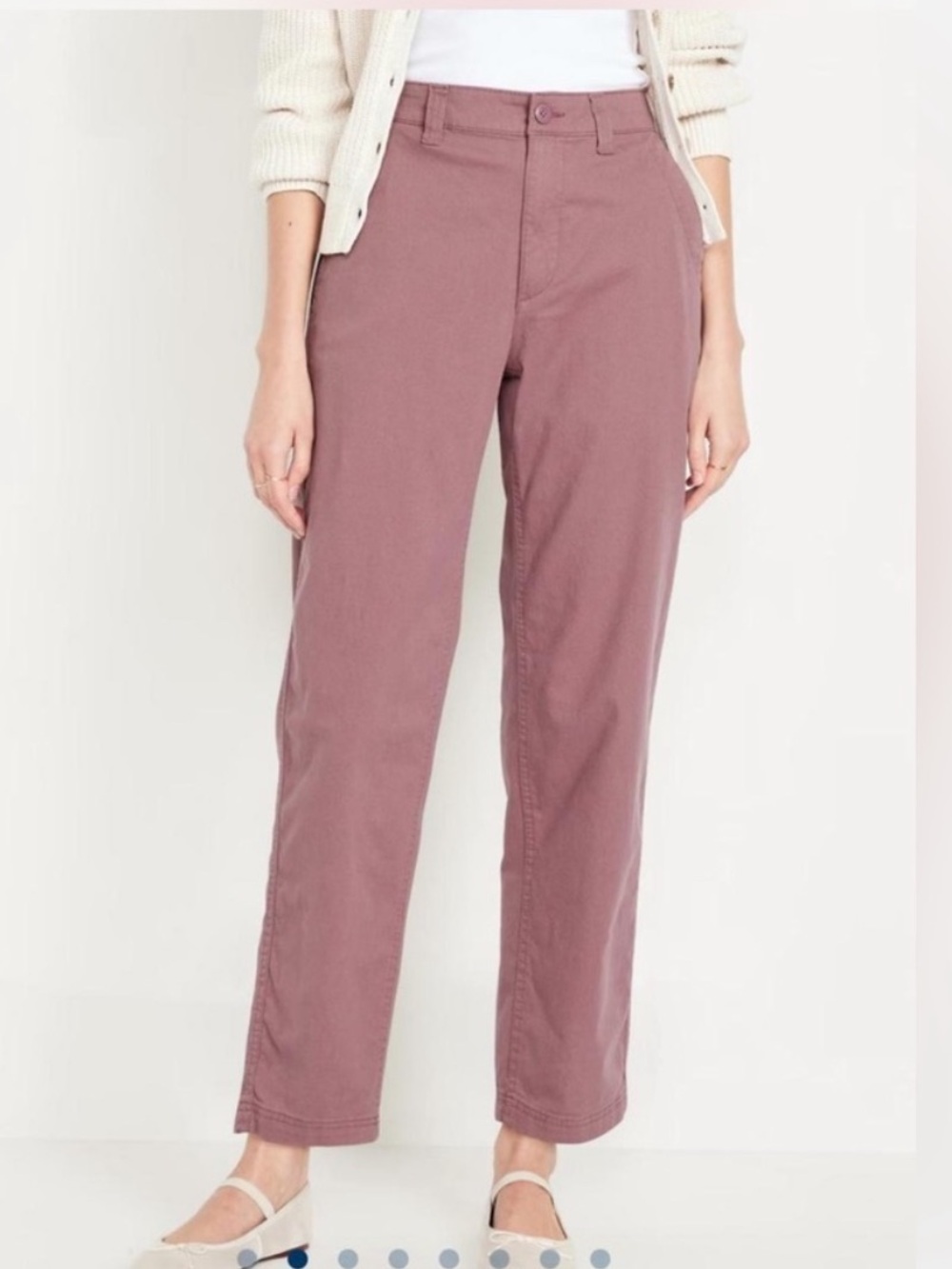 NWT Old Navy High Rise OG Chinos in shade Skylark